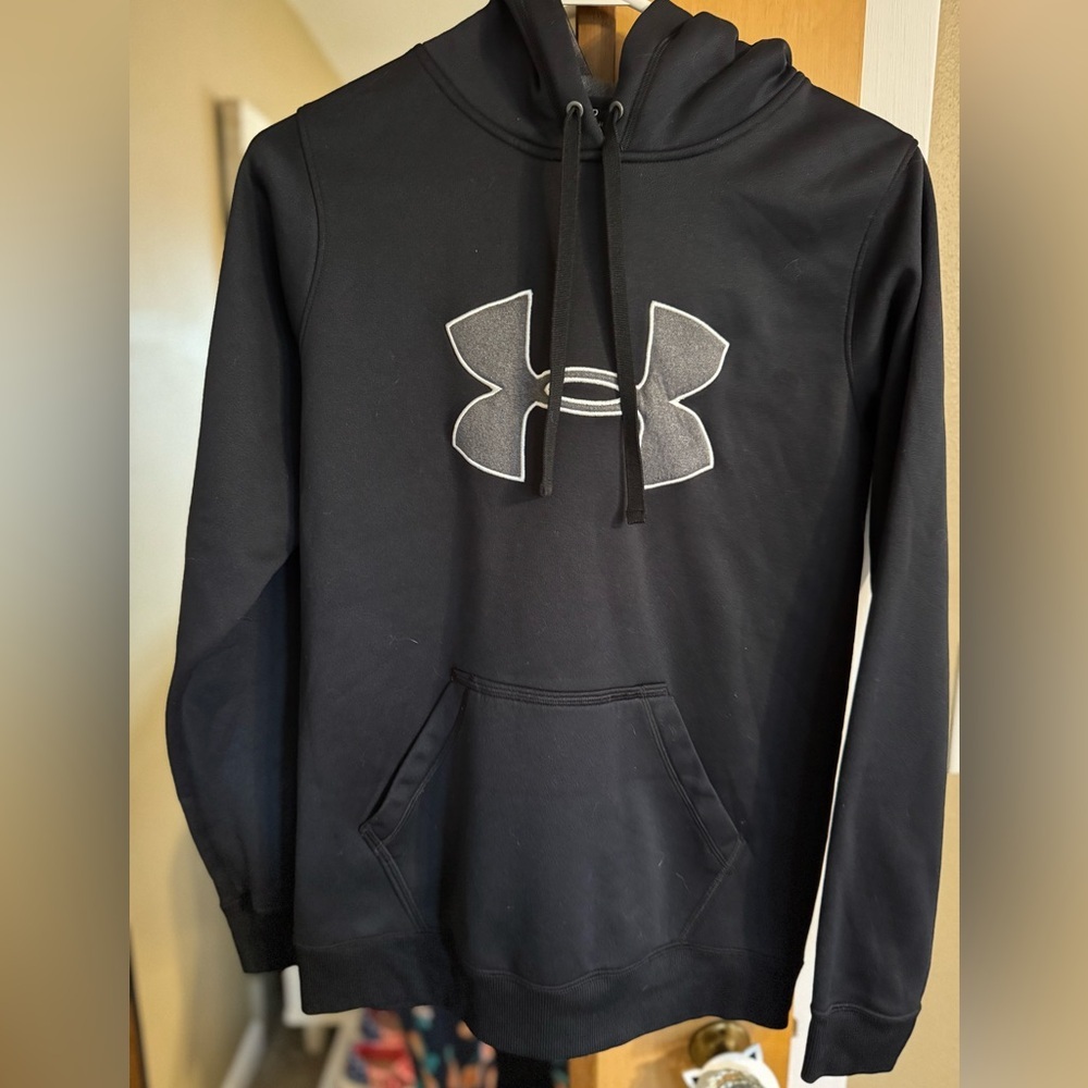 Women’s Under Armour Black and Gray Hoodie
